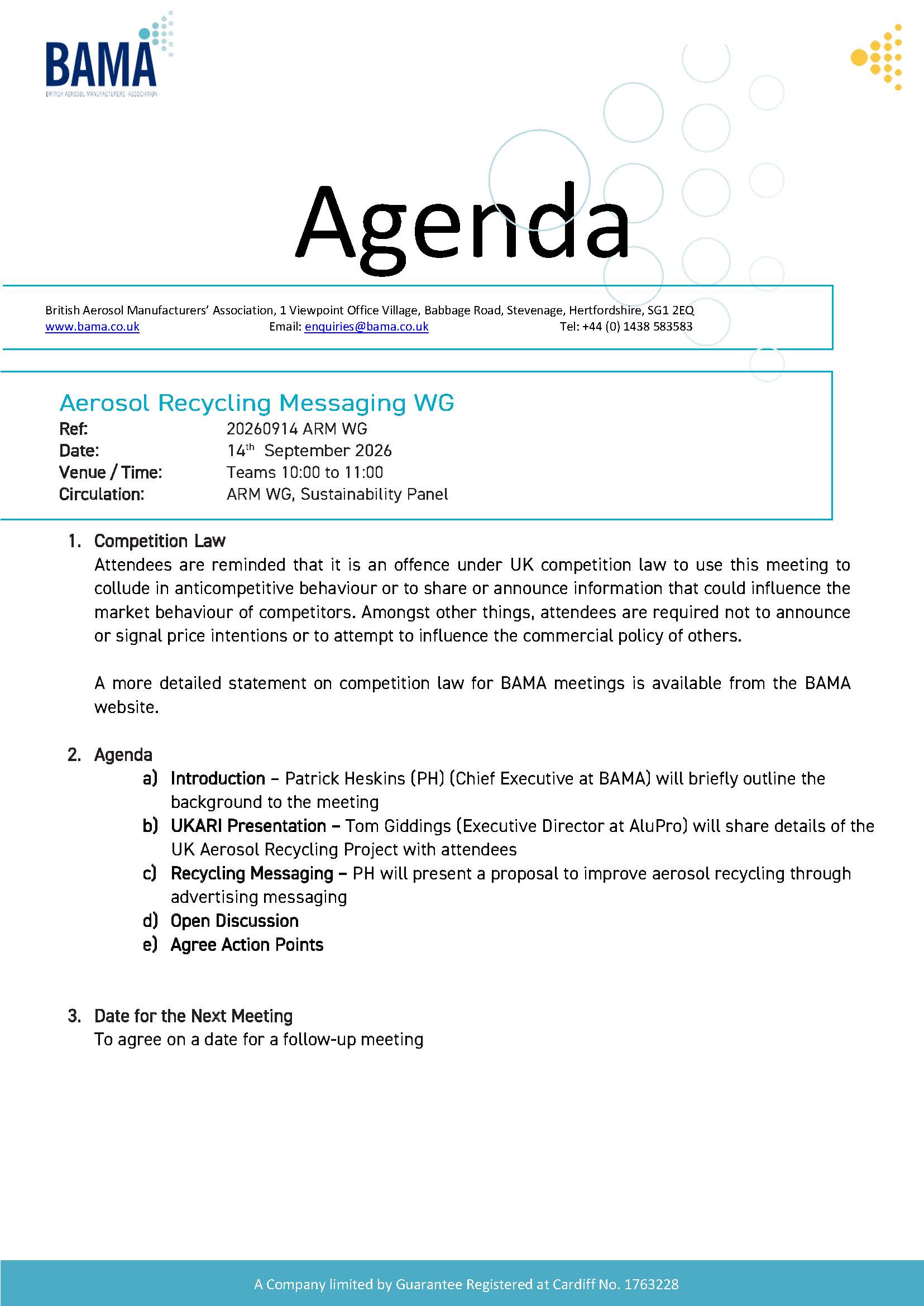 Agenda